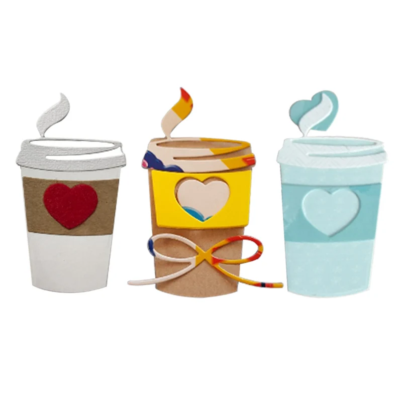 Стаканчик для напитков из углеродистой стали трафарет рукоделия креативные