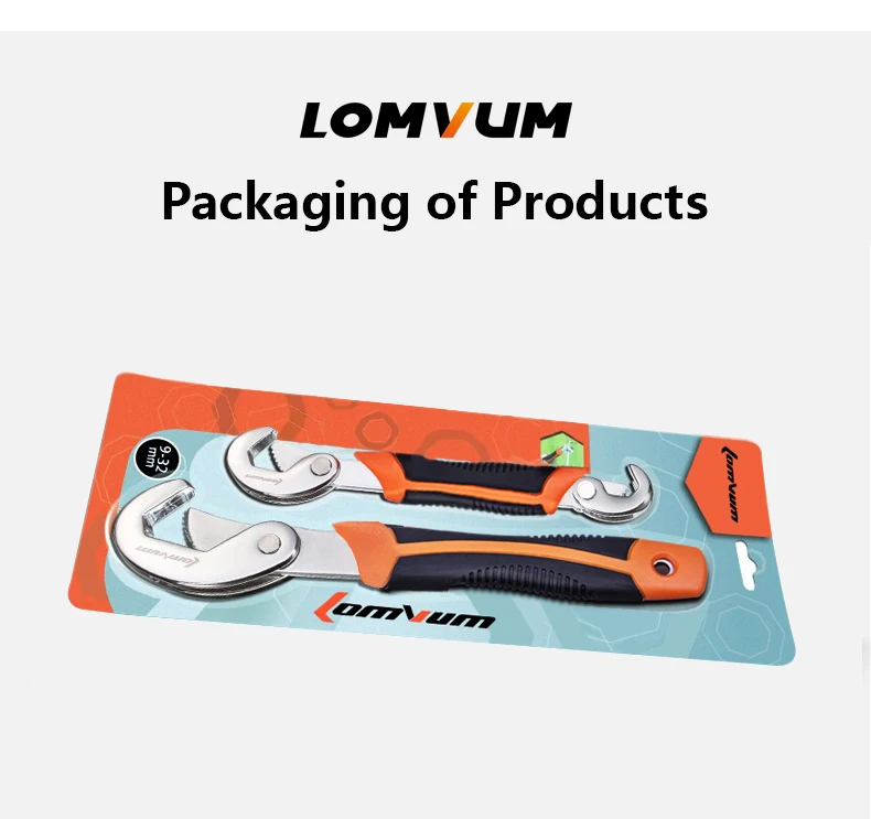 LOMVUM, 2 шт., универсальный гаечный ключ, ручной инструмент, сантехника, инструменты, многофункциональный гаечный ключ, регулируемая головка, гаечный ключ для ремонта
