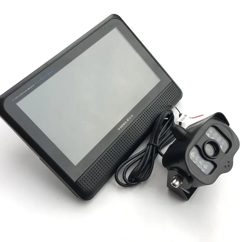 Беспроводная Автомобильная камера заднего вида 12 24 В монитор 7 дюймов комплект