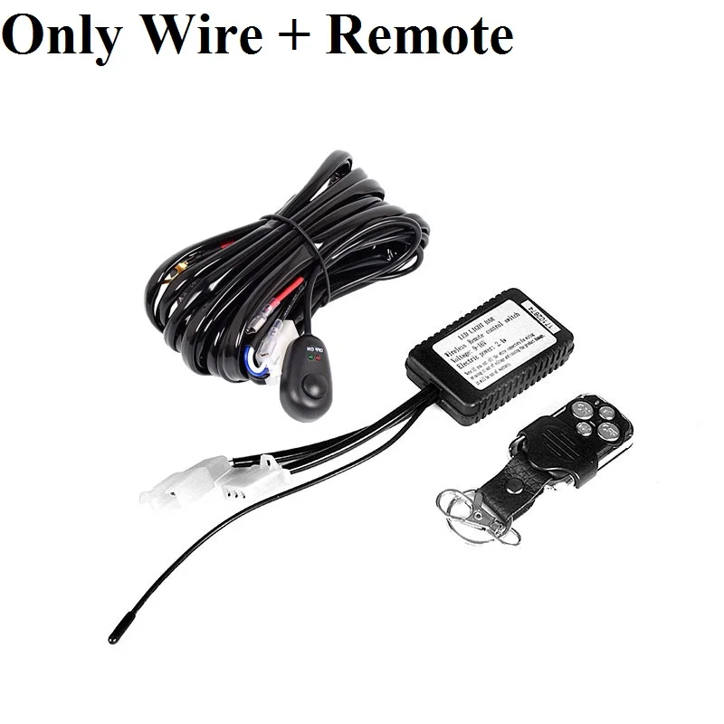 Wire and Remote Only RACBOX 7 13 дюймов 20 40 Led широкий луч потока ультра тонкий Однорядный светодиодный рабочий свет бар для SUV 4WD ATV UTV УАЗ внедорожный 12 В 24 в автомобиль - Цвет: Wire and Remote Only