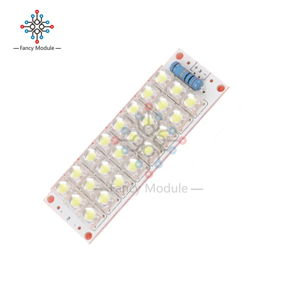 

DC 5V 24-LED Super Bright White Piranha LED Board Night LED Lights Lamp Module