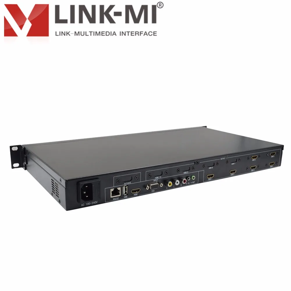 LINK MI TV06 HDMI + VGA AV USB светодиодный/LCD 2x3 видео настенный контроллер шесть