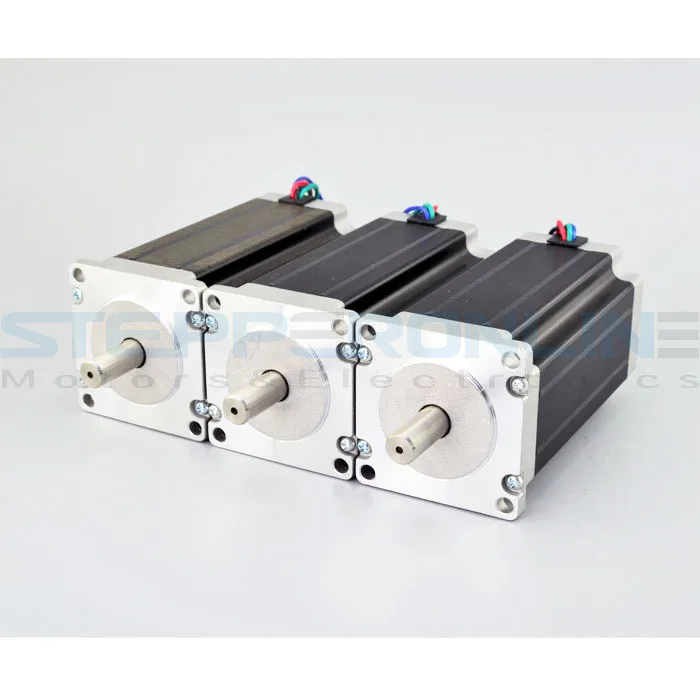 3 шт. Nema 23 шаговый двигатель 4 lead 113 мм 1.8deg 4.2A Нм (425oz. in) 57 для ЧПУ лазерная плазменная