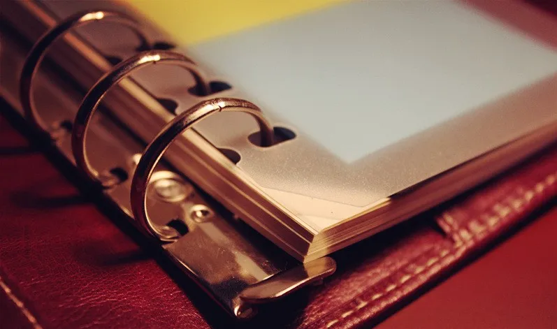 A5A6 A7 PP матовые планировщик внутренние страницы разделитель пластина Diario Binder планировщик лаконичный наполнитель бумага PP 6 отверстий разделитель доска