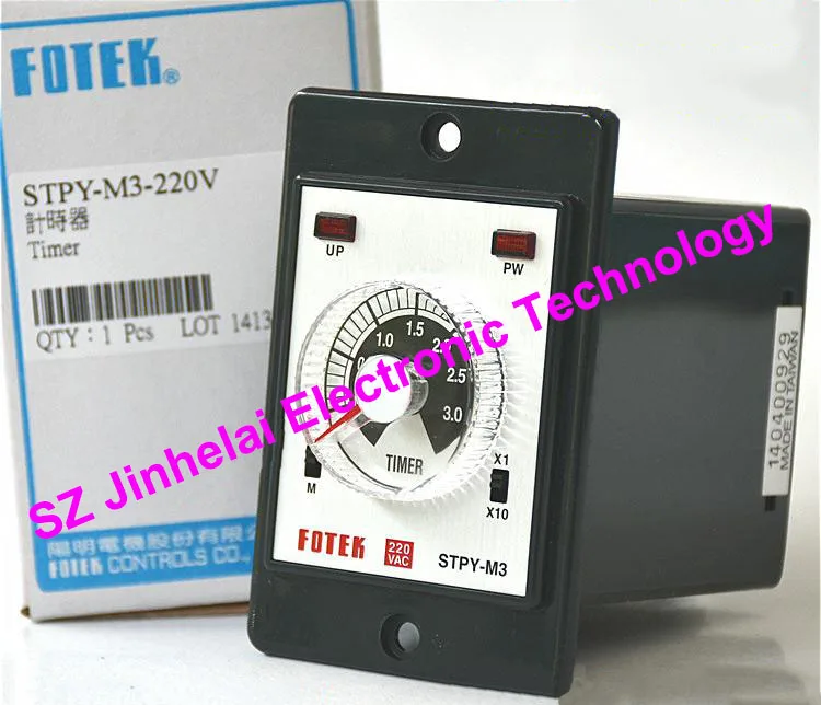 

Новое и оригинальное реле времени FOTEK STPY-M3-220V реле времени домер