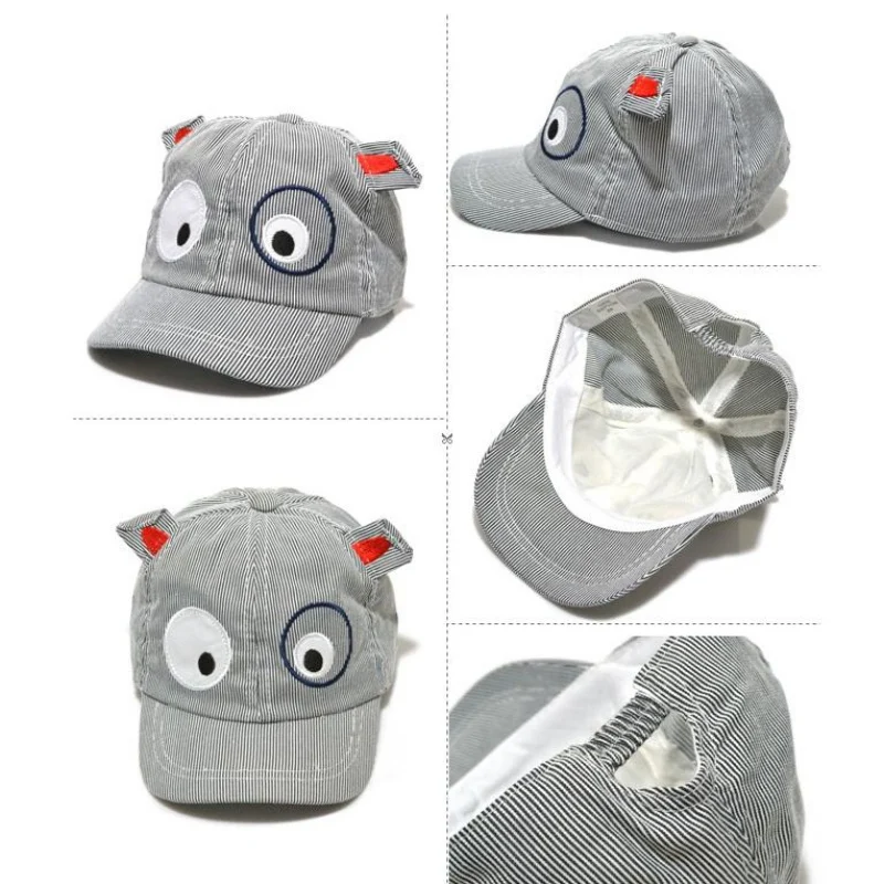 Cartoon Baby Caps Kids Newborn Toddler Summer Breathable Girl Boy Hats Spring Accessories | Детская одежда и обувь
