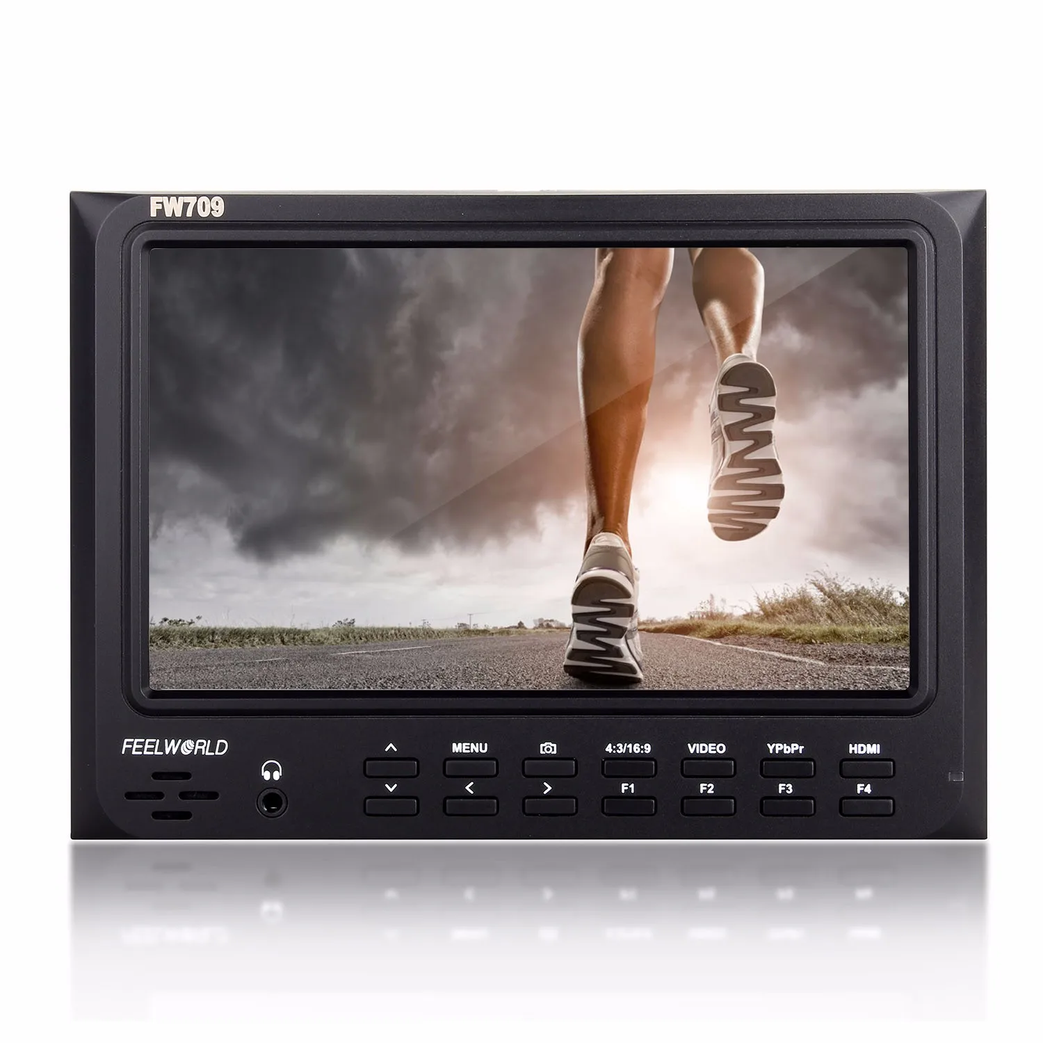 Feelworld FW 709 7 дюймовый IPS HD экран монитор камеры 1024x600 поддержка GH4 A7RII 7D D800 C100 C300 FS7
