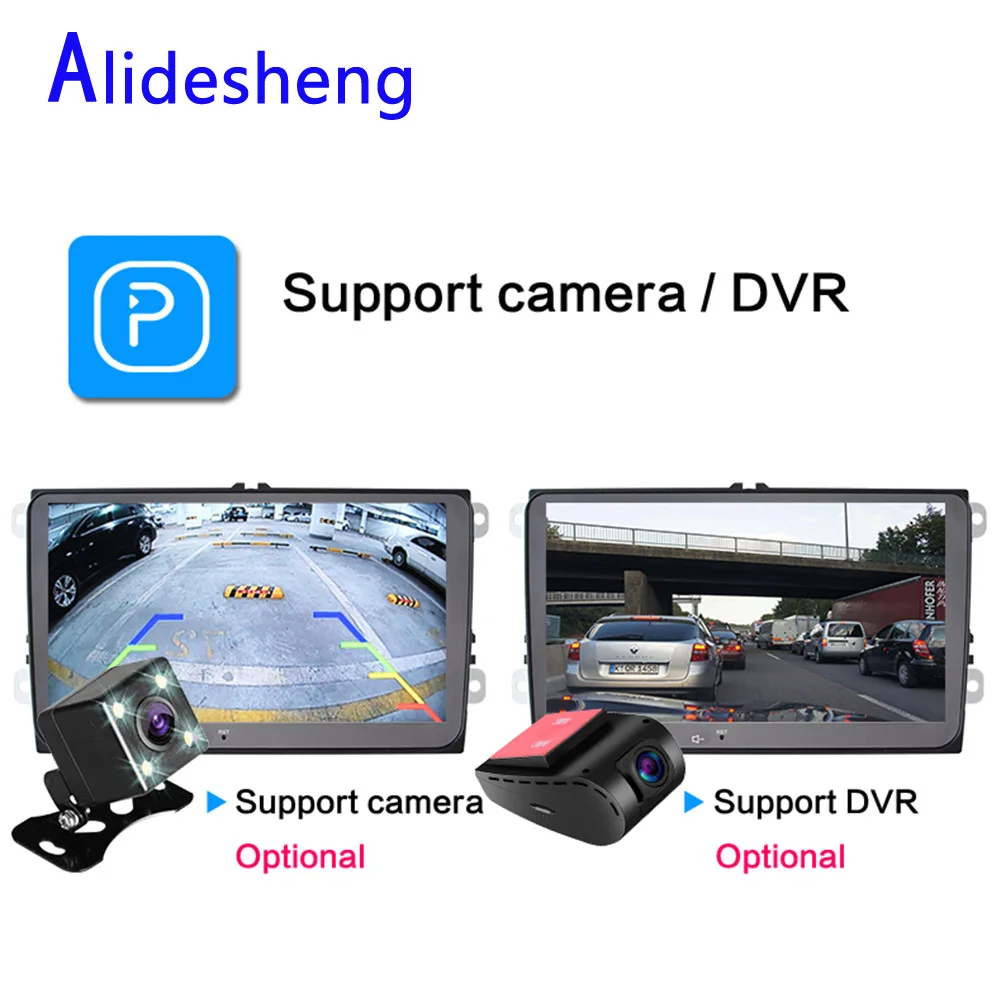 Автомобильный мультимедийный плеер на Android 8 1 для VW Volkswagen Golf Polo Tiguan Passat b7 b6 SEAT leon
