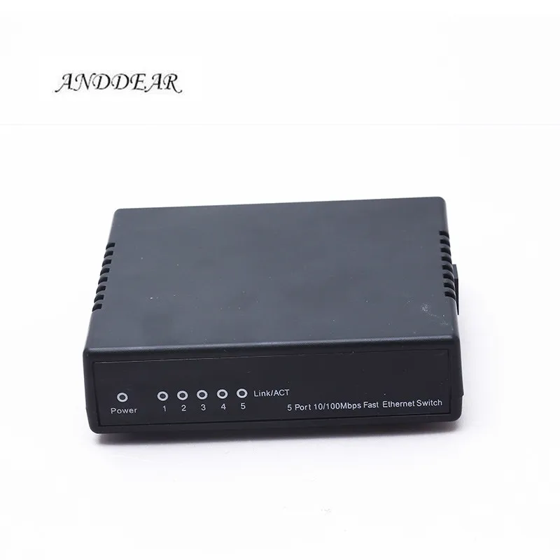 ANDDEAR Z1 пассивный 5 портов Poe коммутатор 12 В 4/5 + 7/8 ethernet 10/100 Мбит/с poe 4 порта питания
