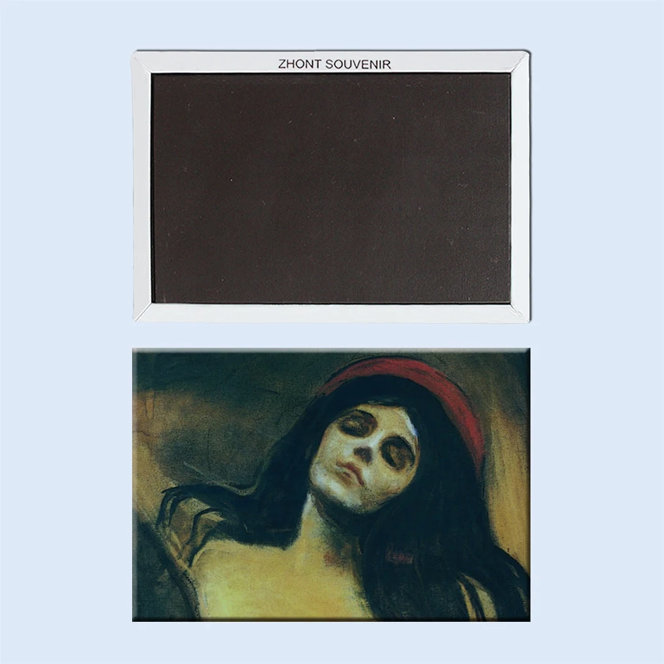 11 доступных картин магниты на холодильник edvard_munch всемирно известные картины
