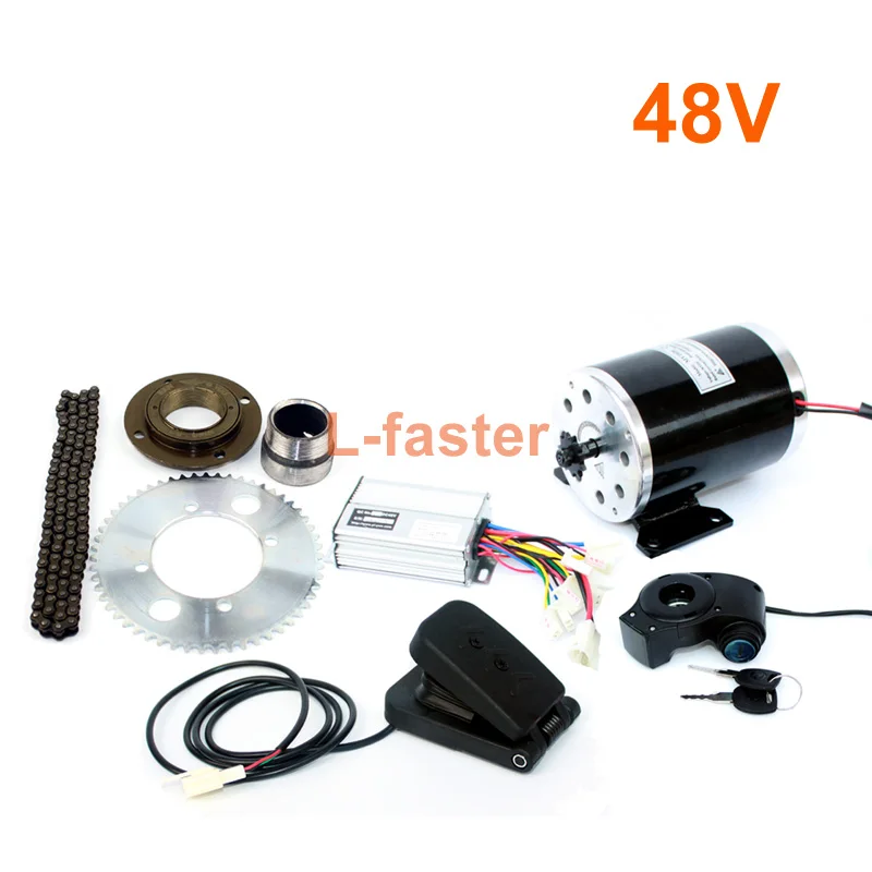 48V 1000W pedal kit 1000 Вт электродвигатель мотоцикла комплект 25H цепной привод высокоскоростной Электрический скутер замена электрический картинг конверсионный комплект - Цвет: 48V 1000W pedal kit
