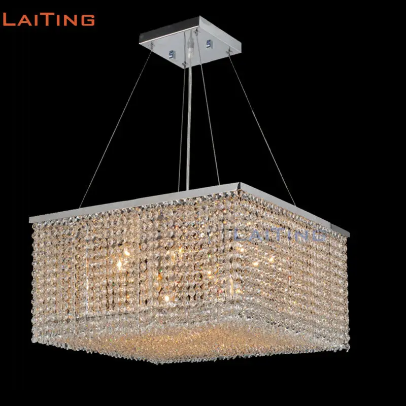 Laiting Lighting Art Deco Square Kristal подвесной светильник для современной гостиной LED LT-71074 +