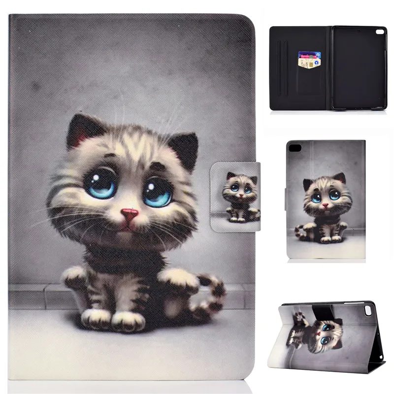 Case for iPad Mini 5 4 3 2 1 Ultra Slim Printed PU Leather Stand Sleep Smart Cover 2019 Funda | Компьютеры и офис