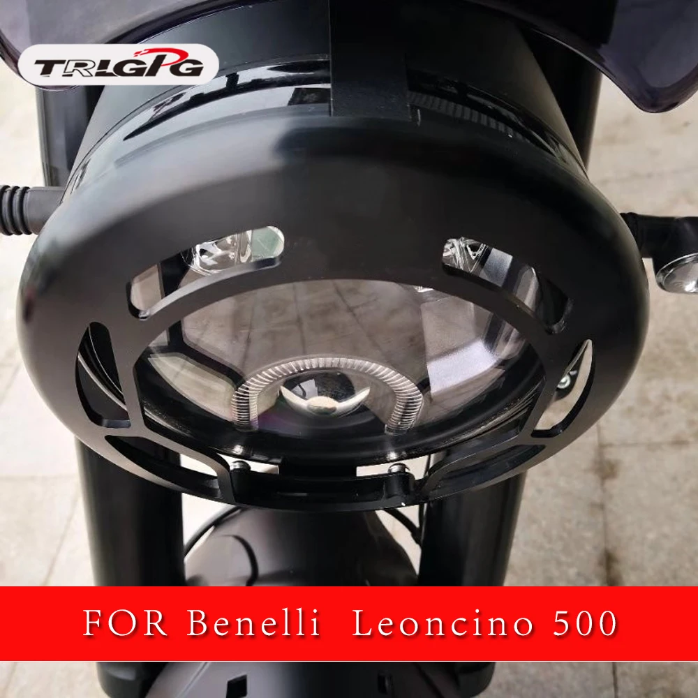 Для Бенелли Leoncino 500 спереди Корпус мотоцикла с ЧПУ фара обтекатель чехол защиты чистая протектор гвардии
