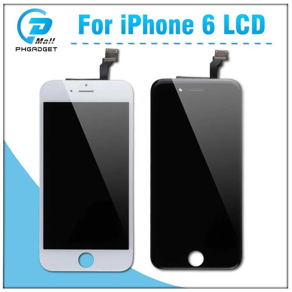 10 шт./лот дигитайзер AAA дисплей + сенсорный экран и ЖК для iPhone 6 6G 6P 6S PLUS Бесплатная