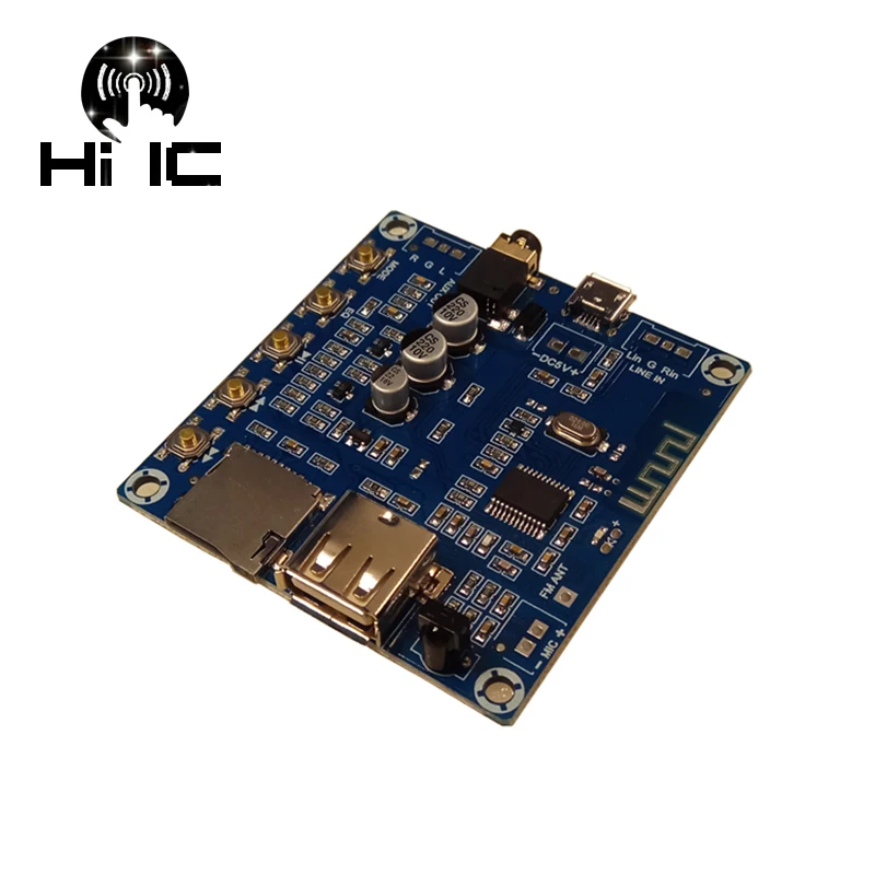Беспроводной Bluetooth стерео аудио модуль приемника декодер доска ЦАП с USB карты