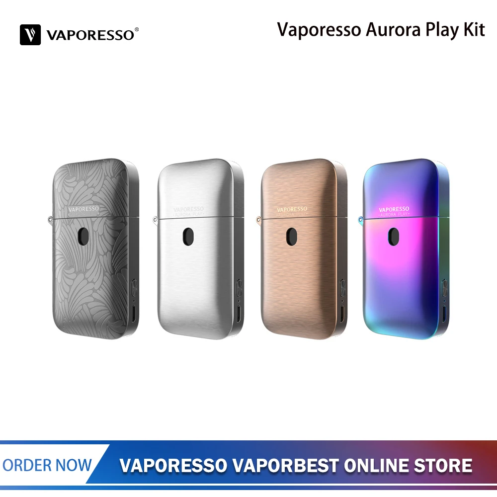 Оригинальный Vaporesso Aurora Play Kit 650 мАч 2 мл OMNI Board Mini Chipset Зажигалка Pod W инновационный