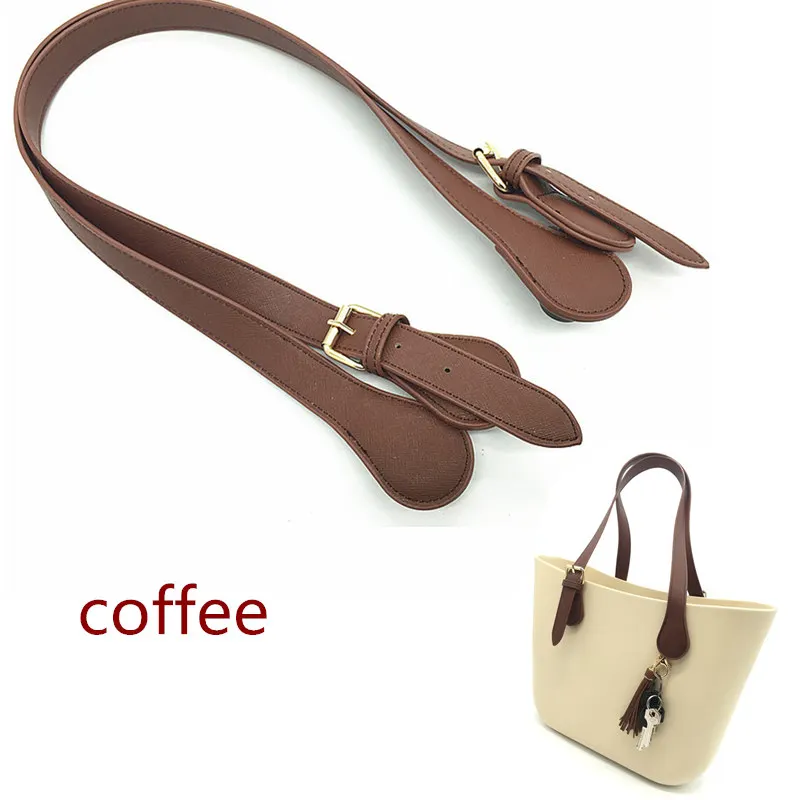 brown handle 70 Новинка, 1 комплект, 4 шт., ручные капли, сделай сам, ручные капли, аксессуары для Obag, AMbag, Классическая Мини сумка с круглым вырезом, женские сумки, сумка через плечо - Цвет: brown handle 70