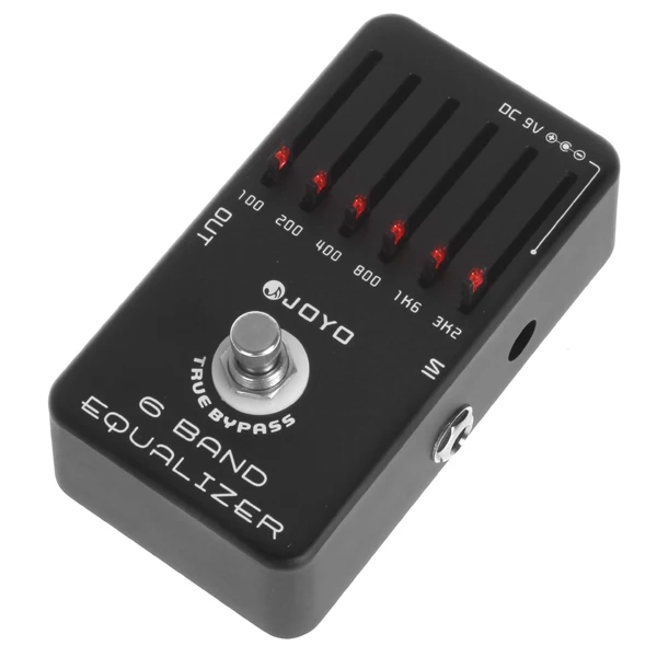 Joyo JF-11 Профессиональный Электрогитары Эффект педали коробка 6-эквалайзер &amp