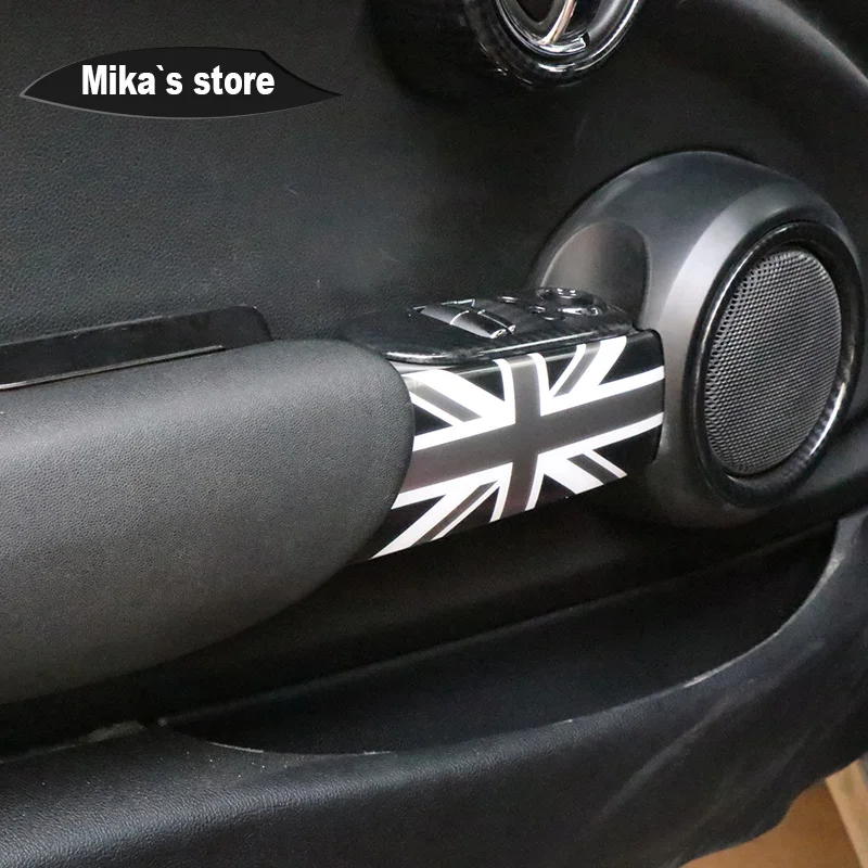 Union Jack Внутренний дверной комплект с ручкой защитная оболочка чехол наклейка для mini cooper R55 R56 R57 R58 R59 автомобильный Стайлинг
