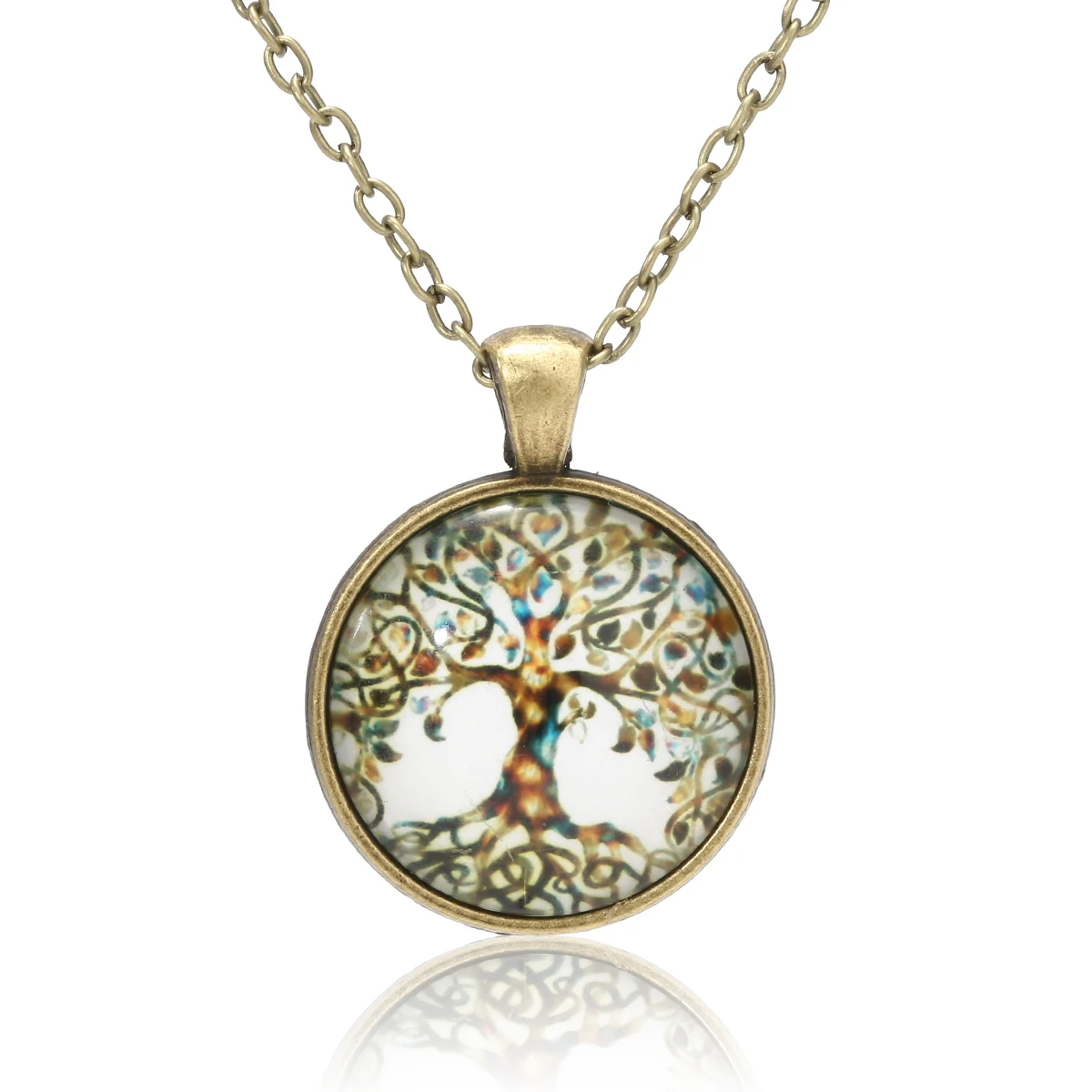 Увеличительное стекло в стиле ретро для мужчин и женщин кабошон с подвеской виде