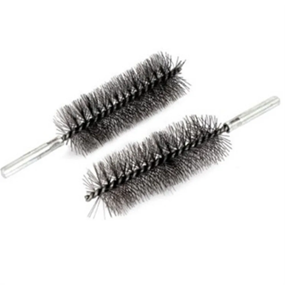 

2 pcs 40mm Brush Diameter Steel Wire Pipe Tube Cleaning Brushs