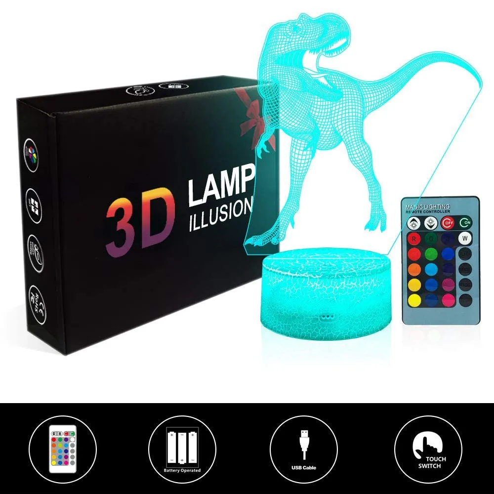 Мода 3D лампа Иллюзия светодиодный подсвечивающая Оптическая иллюзия настольная