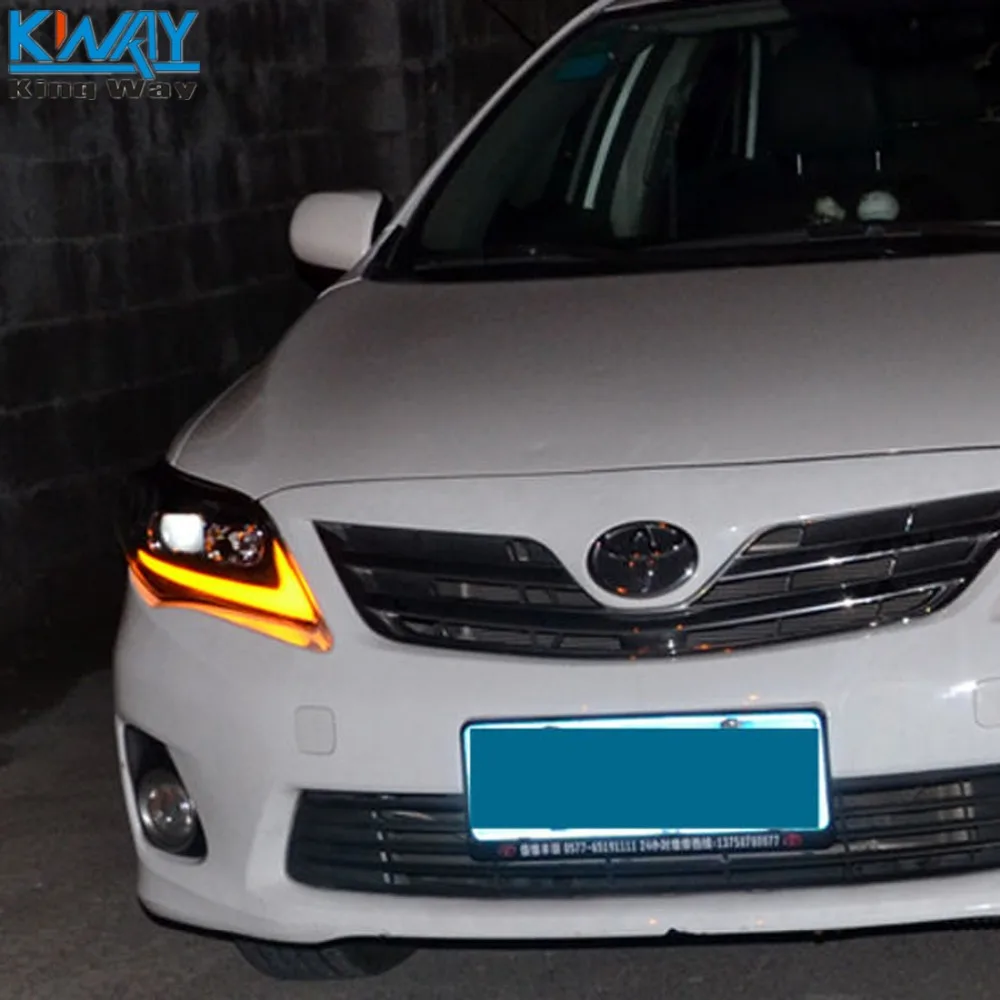 Передние фары, лампы для водителя, пассажирская сторона для 2011 2012 2013 Toyota Corolla Sedan