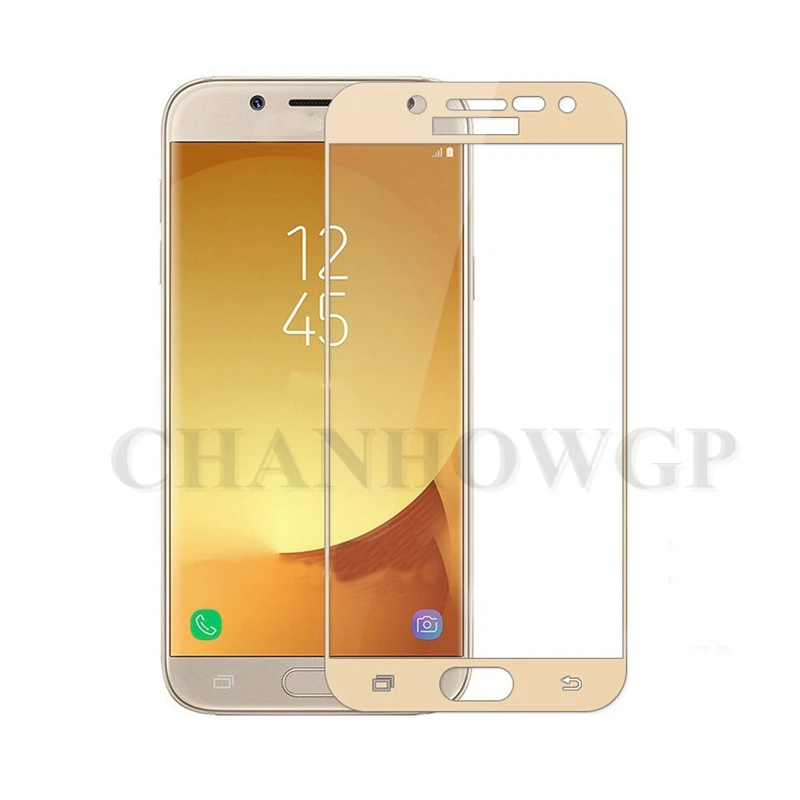 Полностью закаленное стекло для samsung Galaxy A3 A5 A7 на A320 A520 A720 Duos, защитный чехол на весь корпус, защита 9H