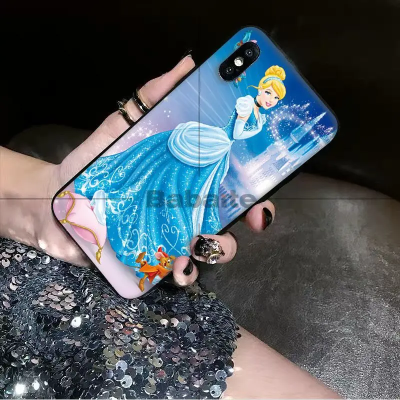 Чехол для телефона Babaite Princess Ariel Little Mermaid snow princess iPhone 8 7 6 6S Plus 5 5S SE XR X XS MAX | Мобильные