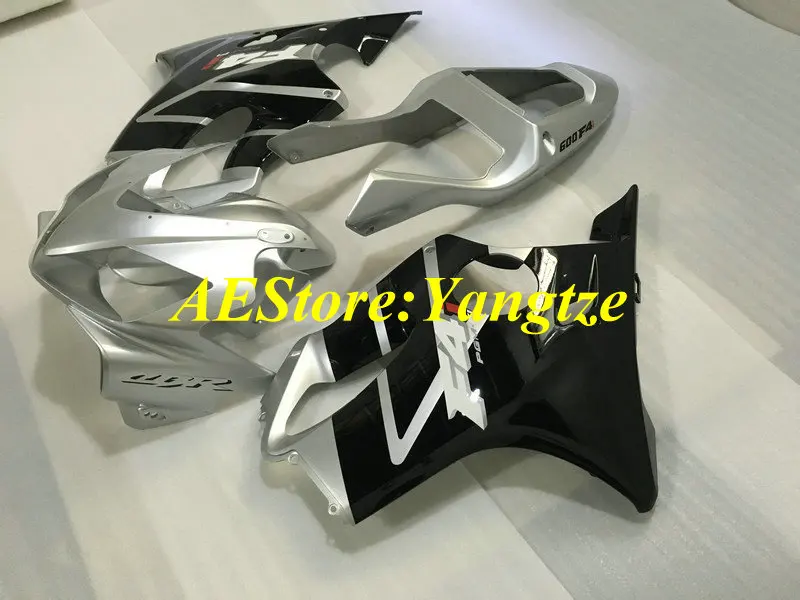 Комплект обтекателей под давлением для HONDA CBR600F4I 01 02 03 CBR600 F4I 2001 2002 2003 ABS Серебряный