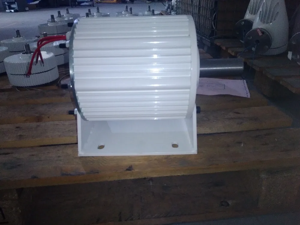 1 кВт низкооборотный осевой флюс с постоянным двигателем магнитный генератор для