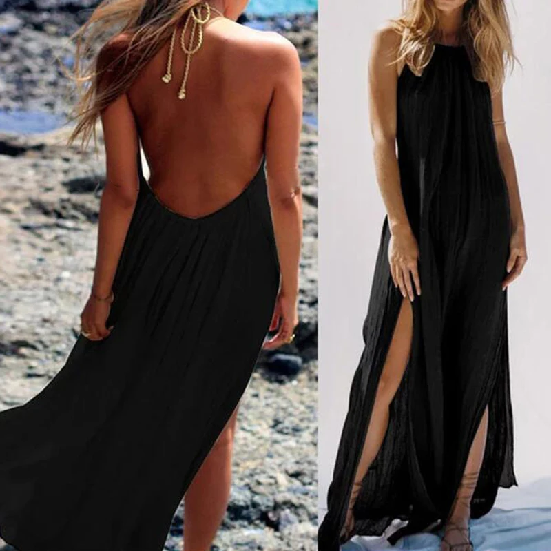 Летние Хлопковые смеси женская сексуальная без рукавов и спинки свободное