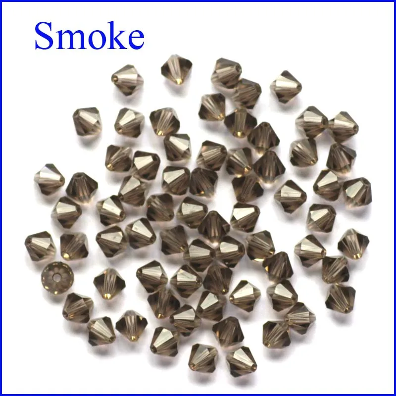 Оптовая продажа 6 мм 200 шт./лот биконовые стеклянные хрустальные бусины 5328 18