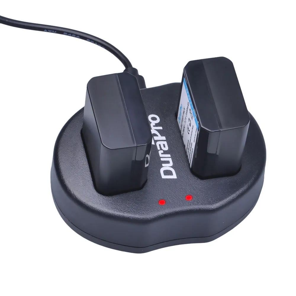 2 шт. NP-FW50 NP FW50 аккумулятор камеры + двойное зарядное устройство USB адаптер