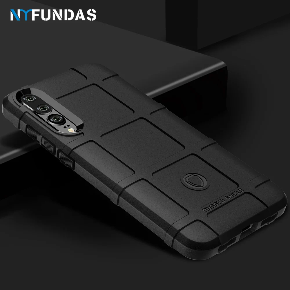 NYFundas for huawei p20 lite pro case Rugged Shield Armor Silicone Bumper Soft Back Cover Case mate 10 honor 8X |