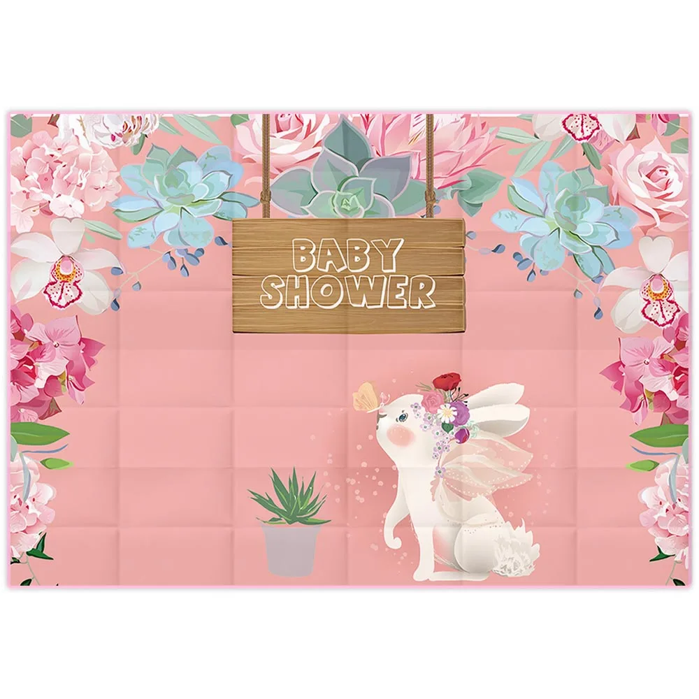 Фон Funnytree для фотосъемки с изображением милого кролика принцессы деревянная