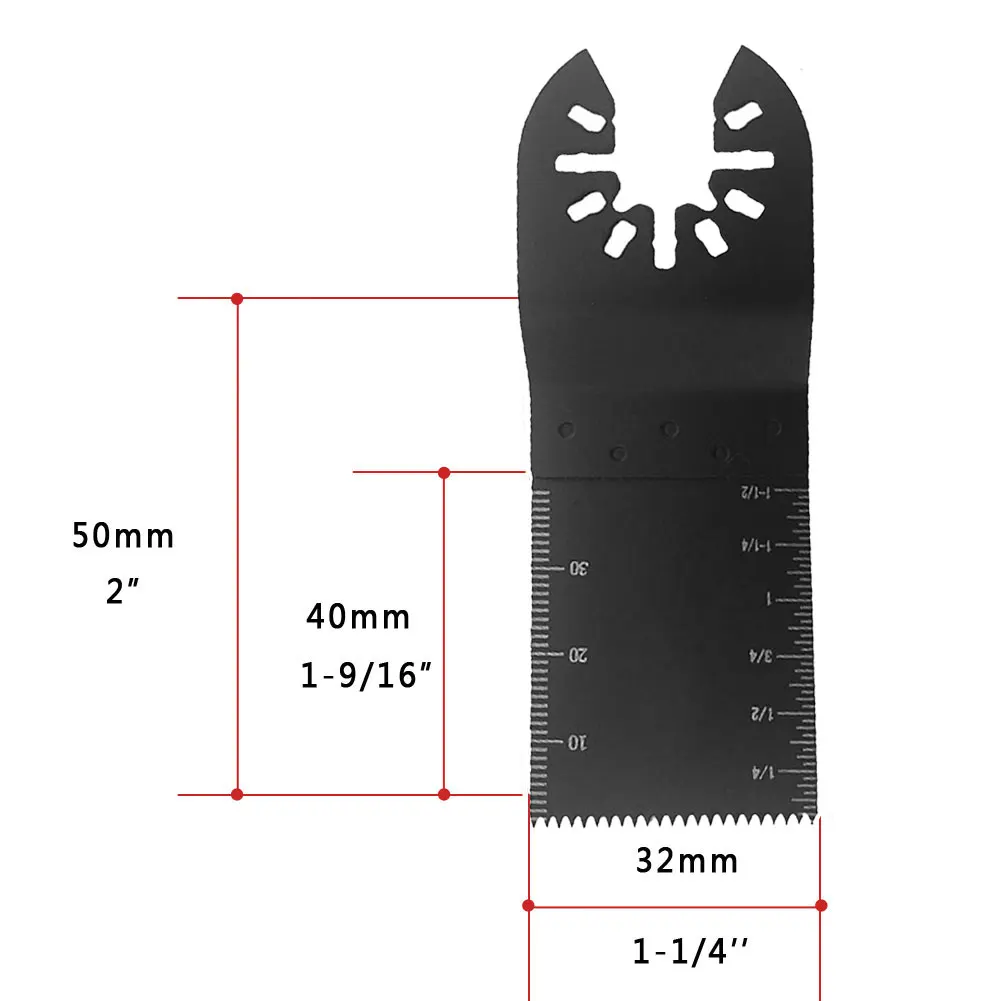 Multitool 20pcs 32mm Oscillating Saw Blade Quick Release Wood Plastic Metal Fiberglass Power Tool | Инструменты