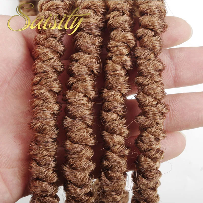 Saisity 12 &quotСенегальские весенние крученые крючки для волос страсть синтетические