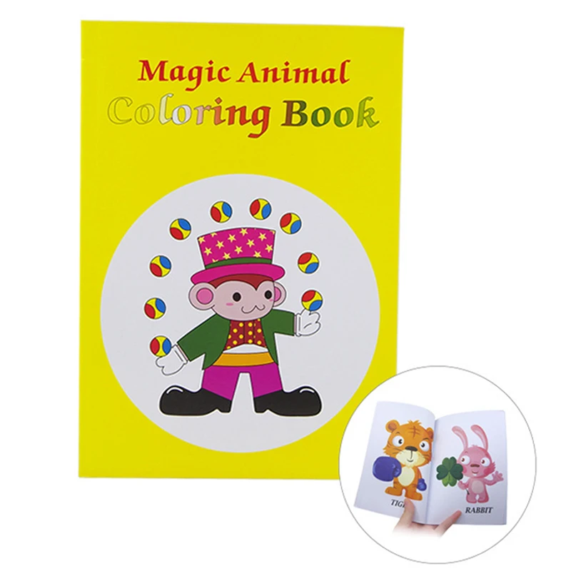 A Fun Magic Coloring Book Medium (20.2*13.5*0.7cm) Magic Tricks Fun Close Up Magia Mentalism Illusion Gimmick Props Classic Toys images - 6