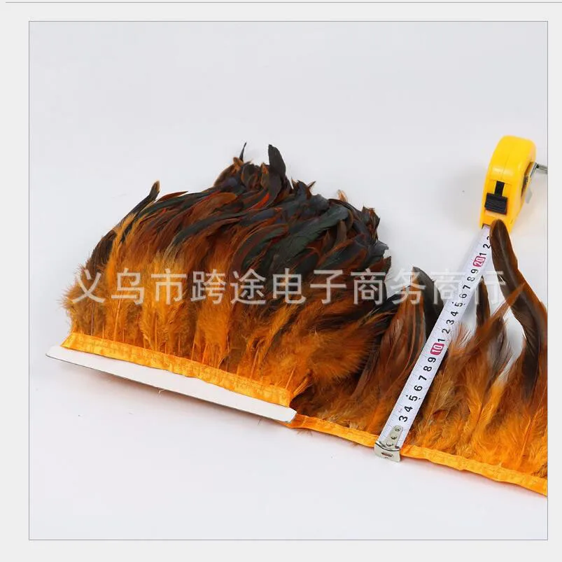 

Натуральные перышки петуха длиной 10 метров 6-8 дюймов/15-20 см, широкие перышки курицы, фестивальные края, головные уборы, одежда