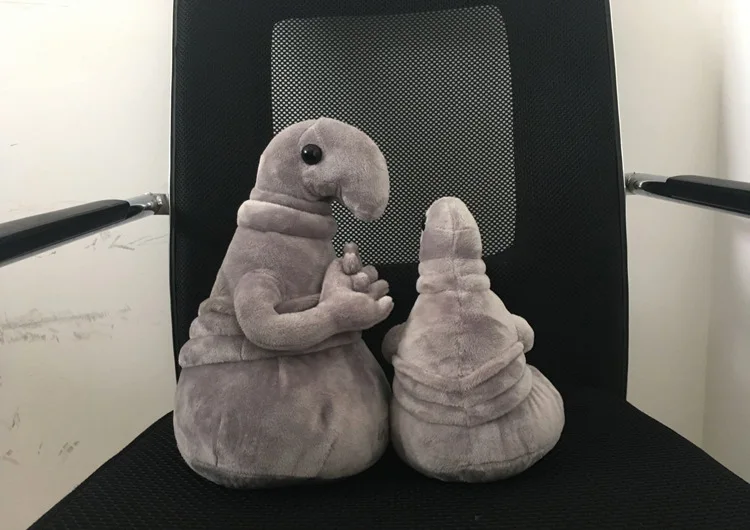 New Waiting Plush Toy Zhdun Meme Tubby Gray Blob Snorp Doll Toys Pochekun Homunculus Loxodontus Zjhdun |