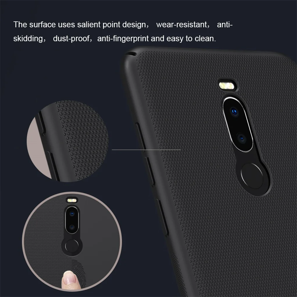 Для Meizu Note 8 чехол Nillkin матовый защитный жесткий чехол на заднюю панель матовый чехол для Meizu Note 8 бампер Подарочный держатель