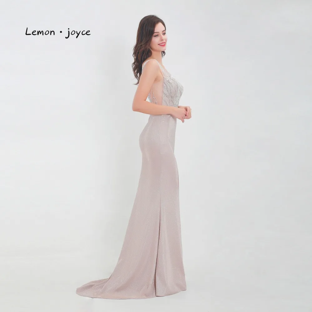 Lemon joyce Формальные Вечерние платья 2020 новый стиль v образным вырезом Сексуальная