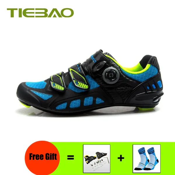Cleats for 1502D B Tiebao велосипедная обувь из углеродного волокна, воздухопроницаемая, самофиксирующаяся, Ультралегкая, для велосипеда, для езды на велосипеде, спортивные, велосипедные кроссовки - Цвет: Cleats for 1502D B