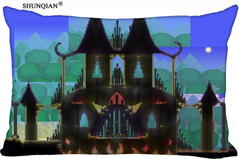 2016 Новый Классический игровой чехол для подушки terraria 16x24 дюйма удобный Лучший