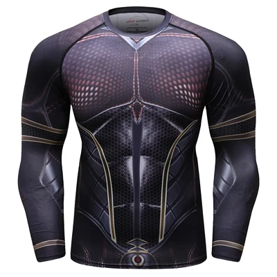 Змея Рашгард mma боксерская футболка с длинным рукавом Muay thai Gi Jiu Jitsu rashguards Топы Bjj мужские майки для кикбоксинга mma рубашка - Цвет: MMA Boxing 2