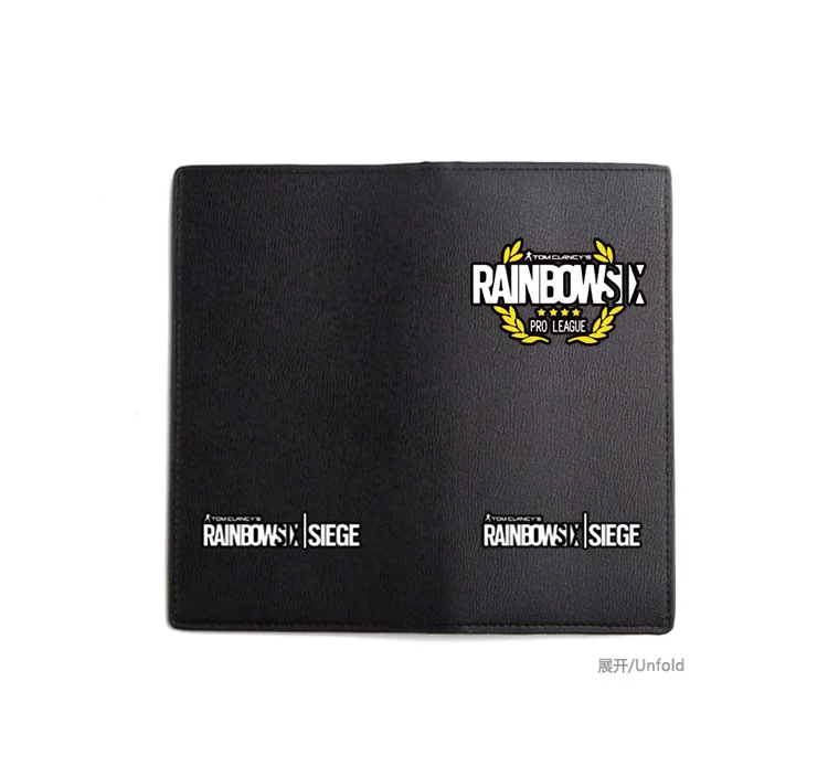 Игра Tom Clancy's Rainbow Six Siege военный мужской длинный кошелек из искусственной кожи короткий кошелек для монет модный держатель для карт
