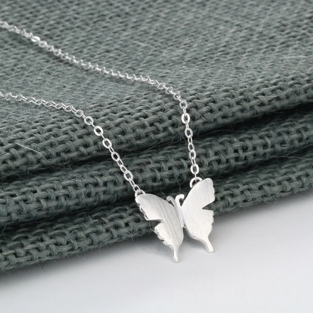 CHENGXUN 2017 модные украшения Красивая маленькая бабочка ожерелье-чокер серебряное