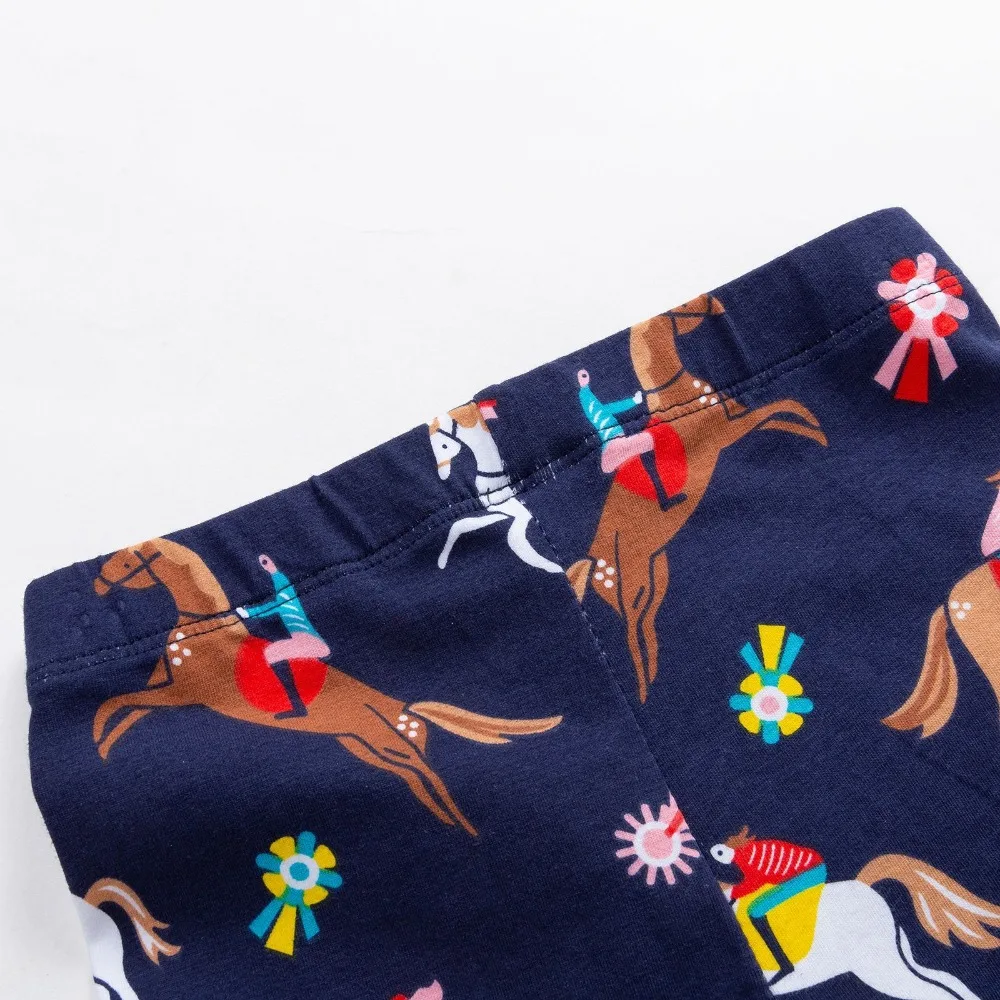 New Fall Autumn Spring baby girls Printing cartoon Leggings Quality Cotton rainbow Unicorn Pants 2-7year Clothes Clothing